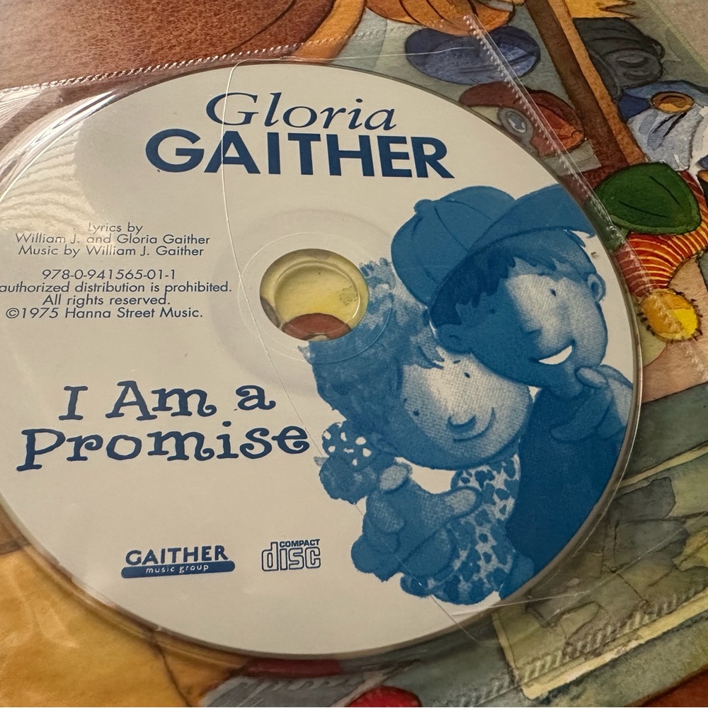 GLORIA GAITHER “I Am a Promise” - children’s hardback book (with CD) - Picture 14 of 14